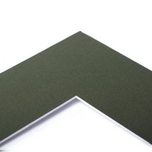 passepartout verde oscuro