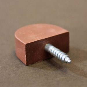 Soporte plástico para balda de cristal