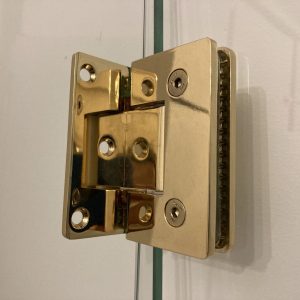 bisagra para mampara oro