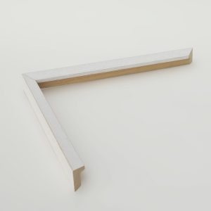 marco chaflan 15x15 blanco rústico - Imagen 1