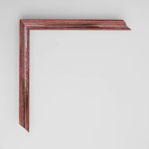 marco madera rustica rojo ondulada 4x2 - Imagen 2