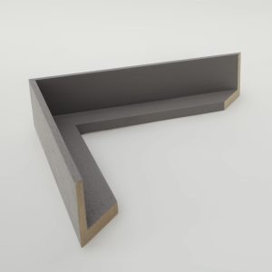 marco L GRIS 48X35 - Imagen 2