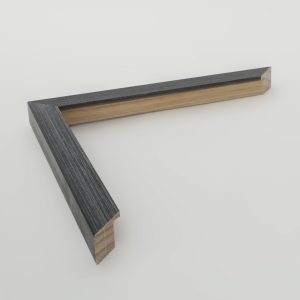 marco 2x2 negro/plata - Imagen 1