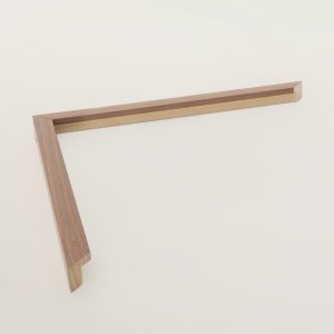 marco madera mansonia 1x1 - Imagen 1