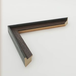 marco rustico nogal filo verde 15x30 - Imagen 1