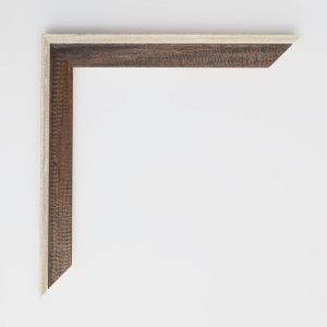 marco rustico nogal filo crema 15x30 - Imagen 2