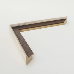 marco rustico nogal filo crema 15x30 - Imagen 1