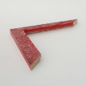 marco rojo caracola 15x35 - Imagen 1