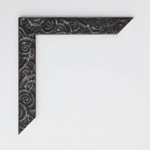 marco negro roces plata caracola 15x35 - Imagen 2