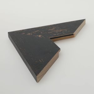 marco rustico negro rozado 15x90 - Imagen 1