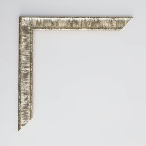 marco plata hoja rayada 15x30 - Imagen 2