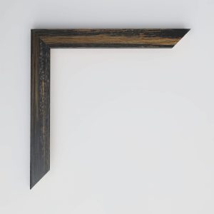 marco madera 30x30 negro oro - Imagen 2