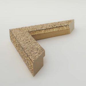 MARCO MADERA ORO PAN 40X40 - Imagen 1