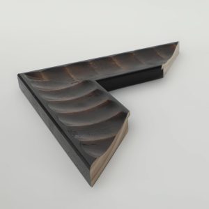 marco madera raiz ondulda oscura 15x90 - Imagen 1