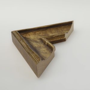 marco madera oro ondulada 20x90 - Imagen 1