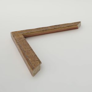 marco madera oro HOJA  RAYAS 15X30 - Imagen 1