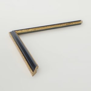 MARCO MADERA AZUL ORO 15X15 - Imagen 1