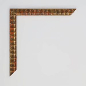 marco madera oro naranja ondulado 15x20 - Imagen 2