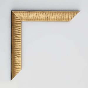 marco oro hoja rayado bandeja espalda negra 20x40 - Imagen 2