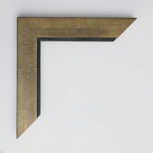 marco oro raya 20x40 filo oscuro - Imagen 2