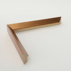 marco madera cobre piramide 30x15 - Imagen 1