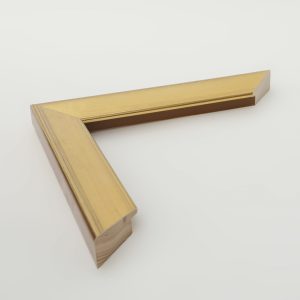 marco madera oro brillo 20x35 inclinada - Imagen 1