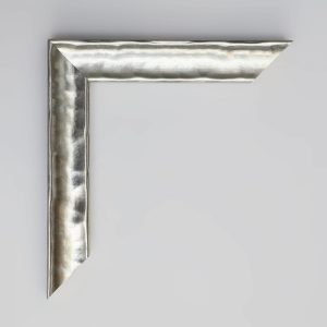 marco plata brillo ondulada espalda negra 20x40 - Imagen 2