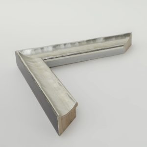 marco plata brillo ondulada espalda negra 20x40 - Imagen 1