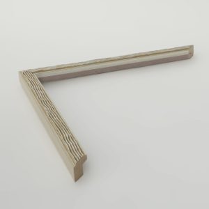 MARCO PLATA HOJA RAYAS 15X15 - Imagen 1