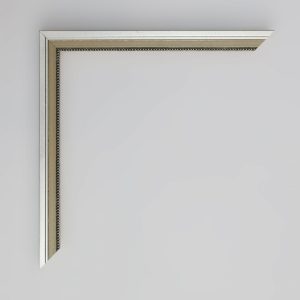 marco madera plata calle crema con bola 15 x 15 - Imagen 2