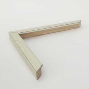 marco madera plata brillo 20x20 - Imagen 1