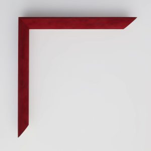 marco madera forrada de terciopelo granate 50x20 - Imagen 2