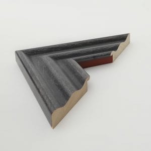 marco madera plata oscura onsulada 20x90 - Imagen 1