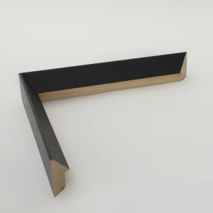 marco negro poro abierto forma uno 40x20 - Imagen 1