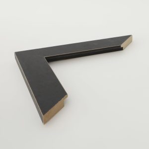 marco negro filos plata 15x40 - Imagen 1