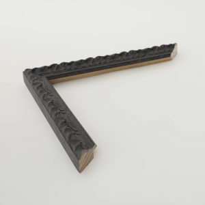 MARCO NEGRO BARROCO FILO LISO 15X20 - Imagen 1