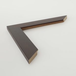 marco madera nogal tabaco 15x40 - Imagen 1