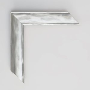 MARCO MADERA PLATA BRILLO ONDAS 20X40 - Imagen 2