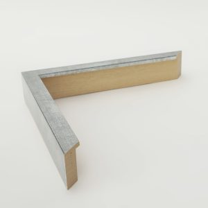 marco madera plata rozada 40x20 - Imagen 1