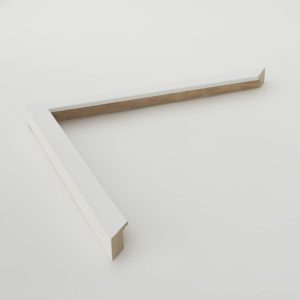 marco madera blanco satinado 15x15 - Imagen 1