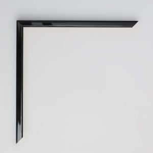 marco madera negra lacada brillo 10x10 - Imagen 2