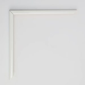 marco madera lacado balnco brillo 10x10 - Imagen 2