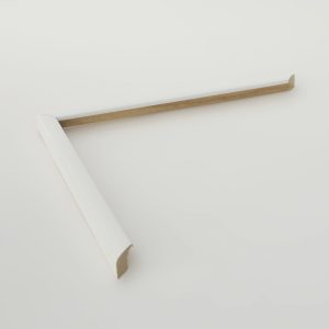 marco madera lacado balnco brillo 10x10 - Imagen 1