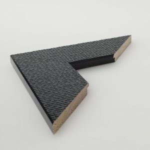 marco madera gresite negro brillo 20x80 - Imagen 1