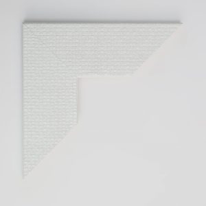 marco madera gresite blanco brillo 20x80 - Imagen 2