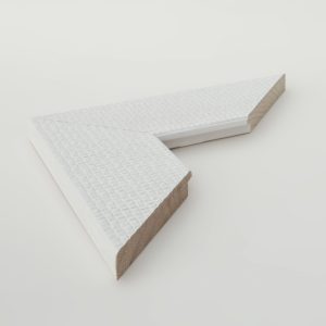 marco madera gresite blanco brillo 20x80 - Imagen 1