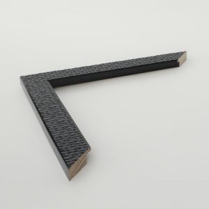 marco madera gresite 15x30 negro brillo - Imagen 1