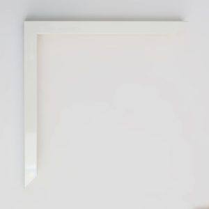 marco madera blanco lacado brillo 30x20 arquitecto - Imagen 2