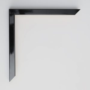 marco madera negra brillo 30x20 arquitecto - Imagen 2