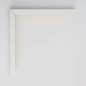 marco madera blanco satinado 40x20 - Imagen 2